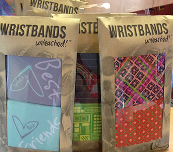 The Atlantic Club trendy Tennis Pro Shop wristbands.